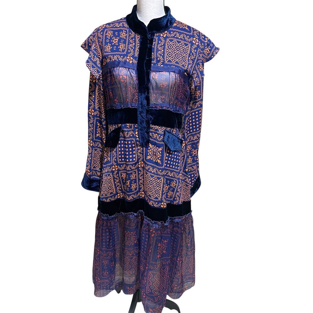 O.T.P midi semi sheer dress